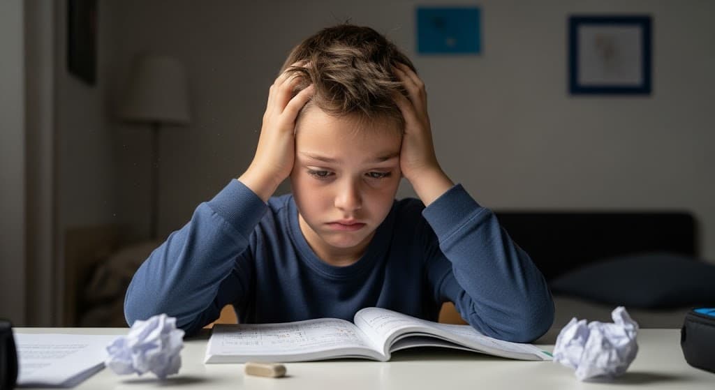 Schüler mit Lernfrust und Schwierigkeiten